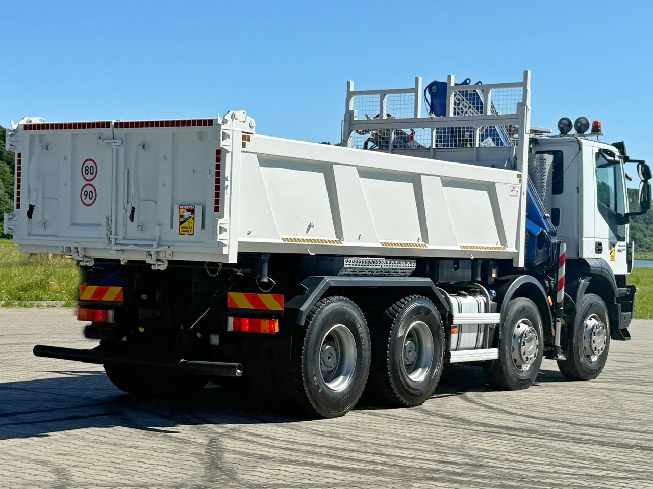 Tipper, Crane truck Iveco TRAKKER 450 * FASSI F215A.0.22 + FUNK / 8x4 *TOP: picture 7