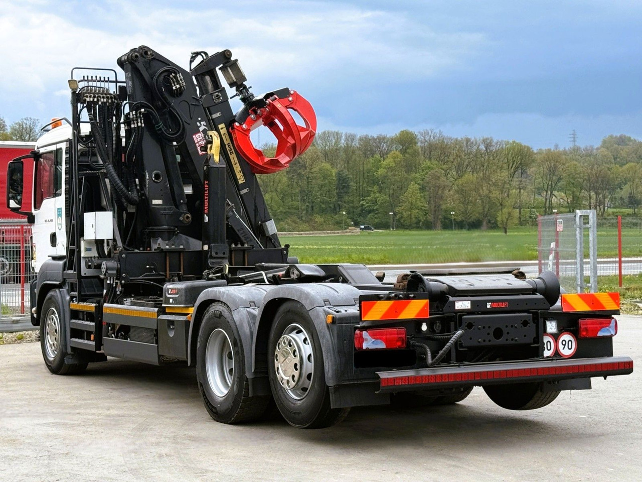 Hook lift truck, Crane truck MAN TGS 26.400 Abrollkipper* KESLA 2114Z* TOP: picture 6