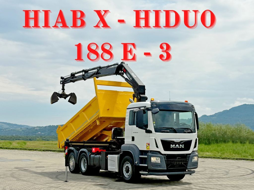 MAN TGS 26.400 * HIAB X-HIDUO 188 E-3 + FUNK * 6x4 - Crane truck: picture 1 MAN TGS 26.400 * HIAB X-HIDUO 188 E-3 + FUNK * 6x4 - Crane truck: picture 1