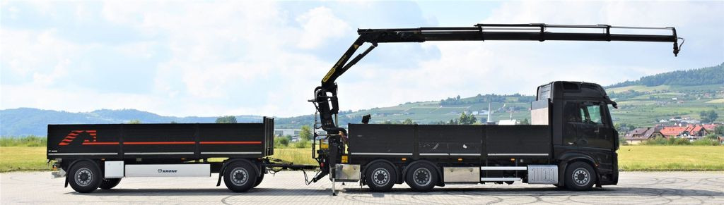 Mercedes-Benz ACTROS 2542 + PK18002-EH C/FUNK + Anhänger! - Crane truck, Dropside/ Flatbed truck: picture 5 Mercedes-Benz ACTROS 2542 + PK18002-EH C/FUNK + Anhänger! - Crane truck, Dropside/ Flatbed truck: picture 5