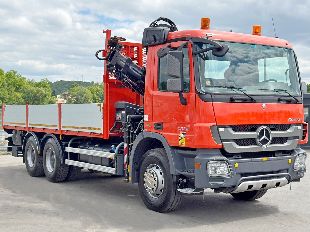 Mercedes-Benz ACTROS 2636*HIAB 122 BS-2 HIDUO + FUNK/6x4 * TOP - Crane truck: picture 4 Mercedes-Benz ACTROS 2636*HIAB 122 BS-2 HIDUO + FUNK/6x4 * TOP - Crane truck: picture 4