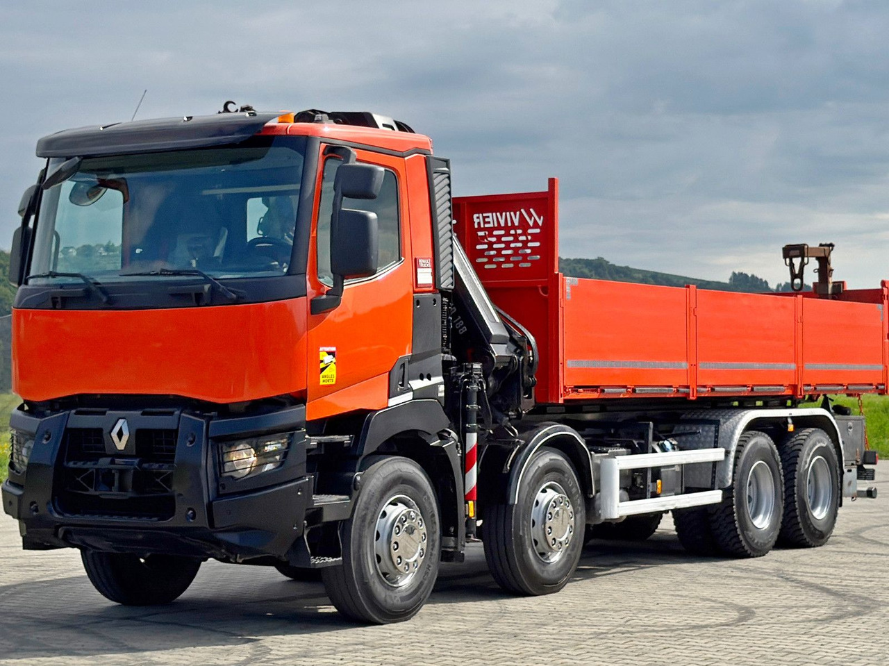 Renault C 430 *KIPPER 6,80m* HIAB X-HIDUO 188 ES-4 * 8x4 - Tipper, Crane truck: picture 4 Renault C 430 *KIPPER 6,80m* HIAB X-HIDUO 188 ES-4 * 8x4 - Tipper, Crane truck: picture 4