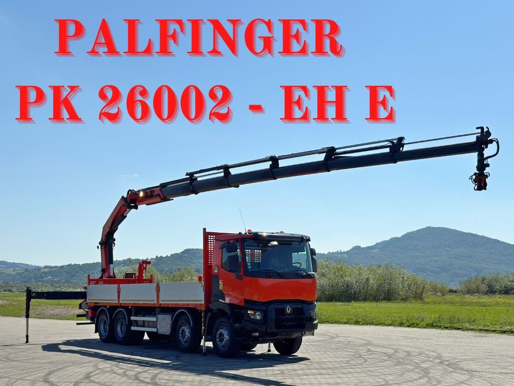 Renault C 430 * PRITSCHE 7,80m*PK 26002 - EH E/FUNK *8x4 - Crane truck: picture 1 Renault C 430 * PRITSCHE 7,80m*PK 26002 - EH E/FUNK *8x4 - Crane truck: picture 1