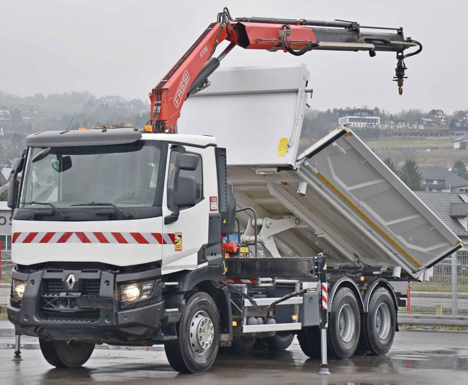 Renault C380 *KIPPER 5,10 m* FASSI F175A.0.22+FUNK /6x4 - Tipper, Crane truck: picture 3 Renault C380 *KIPPER 5,10 m* FASSI F175A.0.22+FUNK /6x4 - Tipper, Crane truck: picture 3