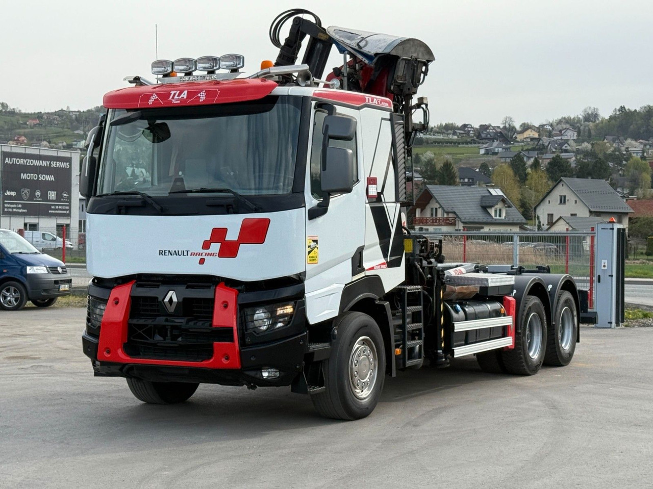 Renault C520 * ABROLLKIPPER 4,80 m * KESLA * 6x4! - Hook lift truck, Crane truck: picture 3 Renault C520 * ABROLLKIPPER 4,80 m * KESLA * 6x4! - Hook lift truck, Crane truck: picture 3