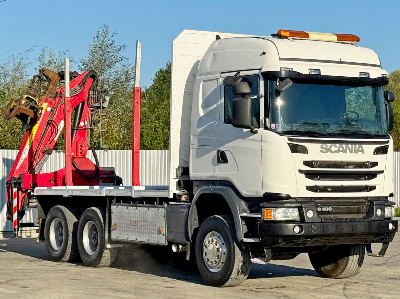 Scania G490* HOLZTRANSPORTER * PENZ 12Z8.70* 6x6 - Log truck, Crane truck: picture 3 Scania G490* HOLZTRANSPORTER * PENZ 12Z8.70* 6x6 - Log truck, Crane truck: picture 3