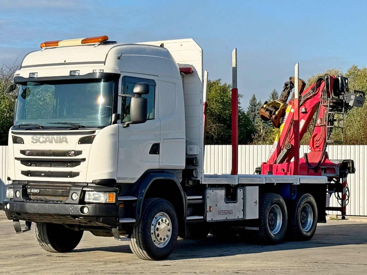 Scania G490* HOLZTRANSPORTER * PENZ 12Z8.70* 6x6 - Log truck, Crane truck: picture 4 Scania G490* HOLZTRANSPORTER * PENZ 12Z8.70* 6x6 - Log truck, Crane truck: picture 4