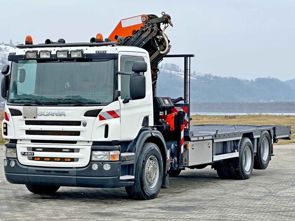 Scania P 420* PLATFORM 6,80m * PK 29002+FUNK * TOP - Tow truck: picture 4 Scania P 420* PLATFORM 6,80m * PK 29002+FUNK * TOP - Tow truck: picture 4