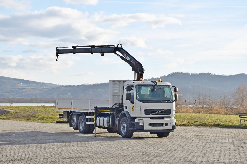 Volvo FE 320 Pritsche 8,00 m + KRAN + FUNK*TOPZUSTAND - Crane truck, Dropside/ Flatbed truck: picture 2 Volvo FE 320 Pritsche 8,00 m + KRAN + FUNK*TOPZUSTAND - Crane truck, Dropside/ Flatbed truck: picture 2