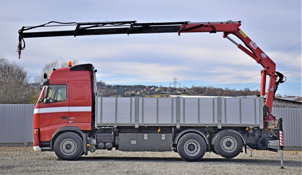 Volvo FH 480 Kipper 6,20m + HMF 1823 K3 + FUNK Volvo FH 480 Kipper 6,20m + HMF 1823 K3 + FUNK - Crane truck, Tipper: picture 5 Volvo FH 480 Kipper 6,20m + HMF 1823 K3 + FUNK Volvo FH 480 Kipper 6,20m + HMF 1823 K3 + FUNK - Crane truck, Tipper: picture 5