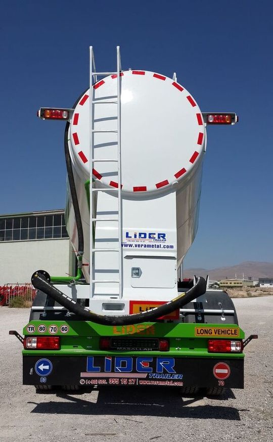 New Tank semi-trailer for transportation of cement LIDER 2024 NEW 80 TONS CAPACITY FROM MANUFACTURER READY IN STOCK: picture 6