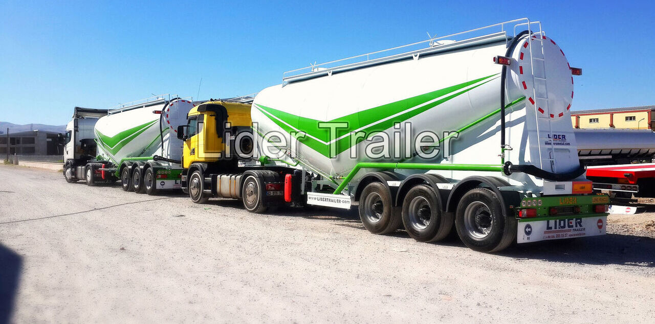 New Tank semi-trailer for transportation of cement LIDER 2024 NEW 80 TONS CAPACITY FROM MANUFACTURER READY IN STOCK: picture 9