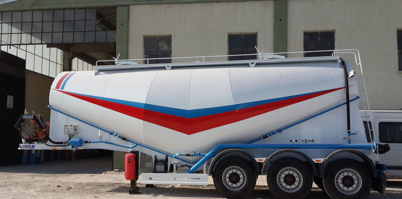 New Tank semi-trailer for transportation of cement LIDER 2024 NEW 80 TONS CAPACITY FROM MANUFACTURER READY IN STOCK: picture 8