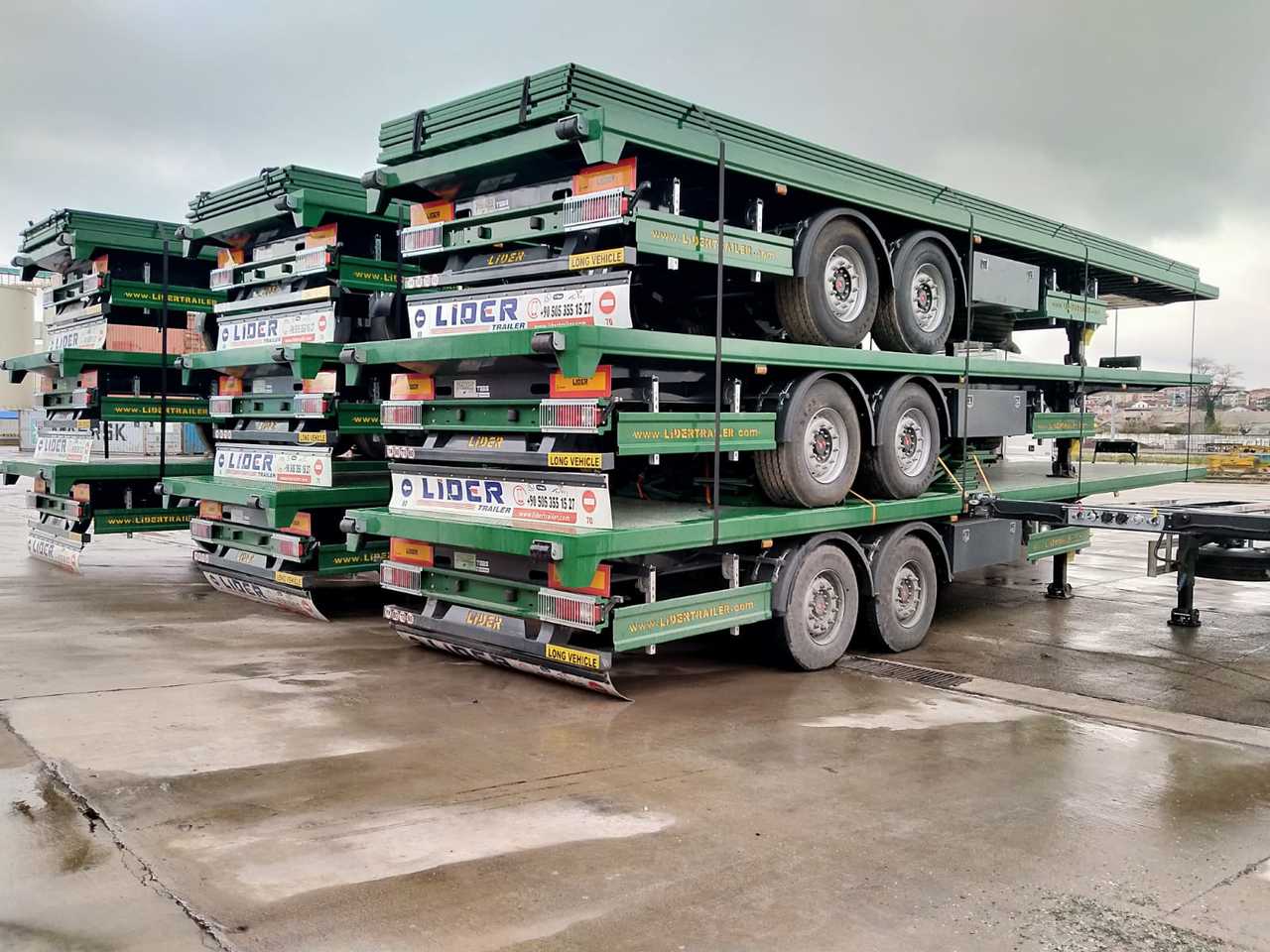 New Container transporter/ Swap body semi-trailer LIDER 2025 MODEL NEW DIRECTLY FROM MANUFACTURER FACTORY AVAILABLE READ: picture 17