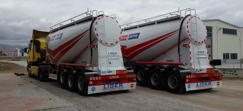 New Tank semi-trailer for transportation of cement LIDER 2025 NEW (FROM MANUFACTURER FACTORY SALE): picture 13
