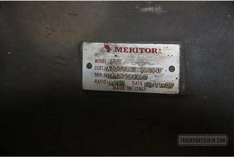 Meritor Axle & Steering Parts Iveco Stralis Achteras Used - Axle and parts for Truck: picture 1 Meritor Axle & Steering Parts Iveco Stralis Achteras Used - Axle and parts for Truck: picture 1