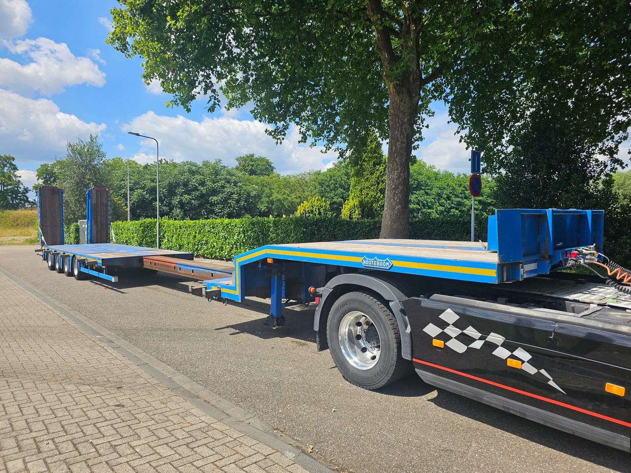 Nooteboom OSD-58-04V With Hydraulic Ramps - Low loader semi-trailer: picture 2 Nooteboom OSD-58-04V With Hydraulic Ramps - Low loader semi-trailer: picture 2
