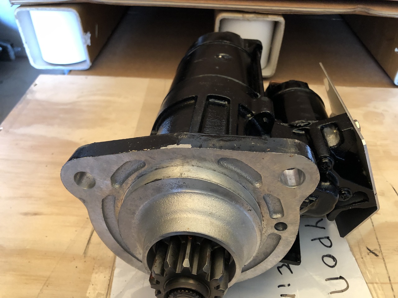 MAN STARTING MOTOR 24V MITSUBISHI - Starter for Truck: picture 3 MAN STARTING MOTOR 24V MITSUBISHI - Starter for Truck: picture 3