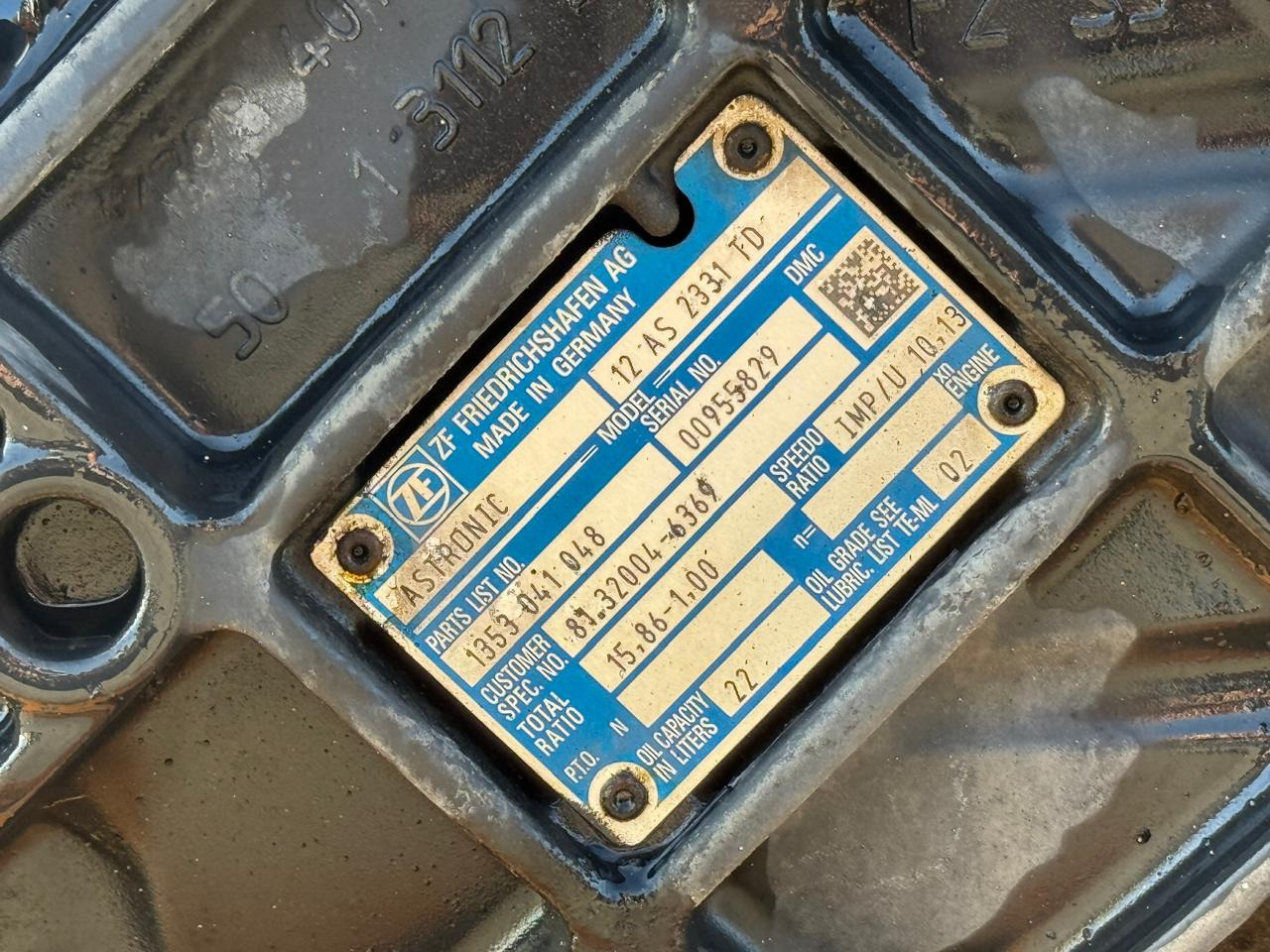 ASTRONIC 12AS 2331 TD WITH INTARDER 3 EST52 MAN TGX - Spare parts: picture 5 ASTRONIC 12AS 2331 TD WITH INTARDER 3 EST52 MAN TGX - Spare parts: picture 5