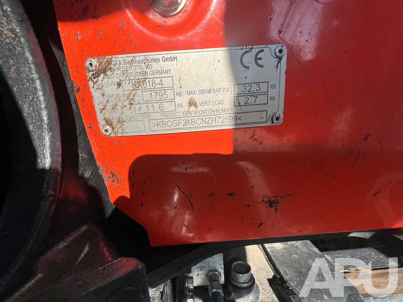 Mini excavator mini koparka KUBOTA KX018-4: picture 12