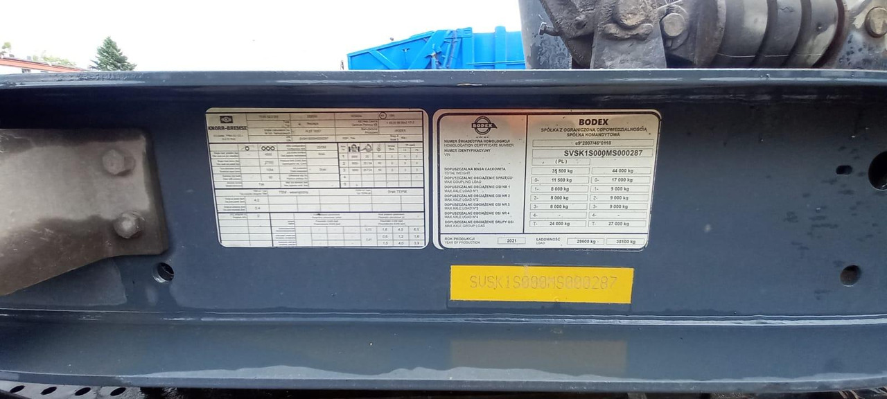 Naczepa wywrotka BODEX - Tipper semi-trailer: picture 5 Naczepa wywrotka BODEX - Tipper semi-trailer: picture 5