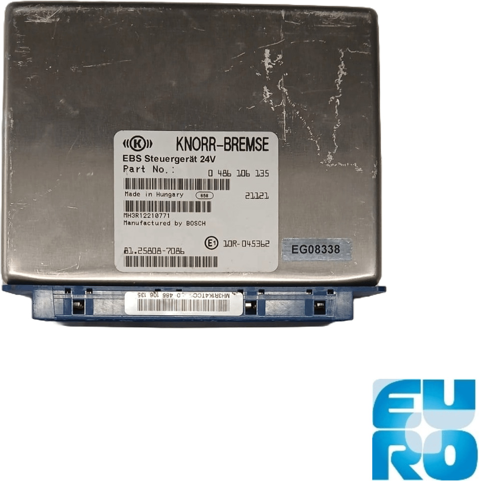 MAN TGS/X 06-EBS ELECTRONIC CONTROL UNIT (ECU) 5/7 KNORR PLUS 0486106309N50 - ECU for Truck: picture 1 MAN TGS/X 06-EBS ELECTRONIC CONTROL UNIT (ECU) 5/7 KNORR PLUS 0486106309N50 - ECU for Truck: picture 1