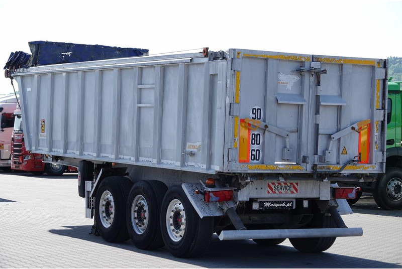 Benalu WYWROTKA / 28 m3 / ALUMINIOWA / OŚ PODNOSZONA / SAF / ALUFELGI / - Tipper semi-trailer: picture 4 Benalu WYWROTKA / 28 m3 / ALUMINIOWA / OŚ PODNOSZONA / SAF / ALUFELGI / - Tipper semi-trailer: picture 4