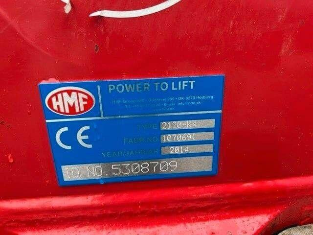 HMF 2120 K4 2014 CRANE KRAN REMOTE CONTROL - Loader crane for Truck: picture 3 HMF 2120 K4 2014 CRANE KRAN REMOTE CONTROL - Loader crane for Truck: picture 3