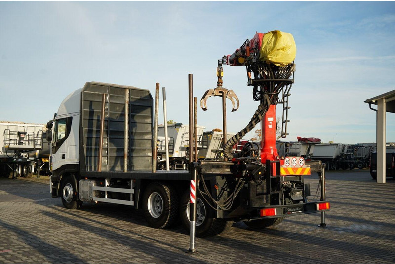 Iveco STRALIS 560 / 6X4 / DO DREWNA / DO DRZEWA / DO LASU / HDS PALFIN - Log truck, Crane truck: picture 4 Iveco STRALIS 560 / 6X4 / DO DREWNA / DO DRZEWA / DO LASU / HDS PALFIN - Log truck, Crane truck: picture 4