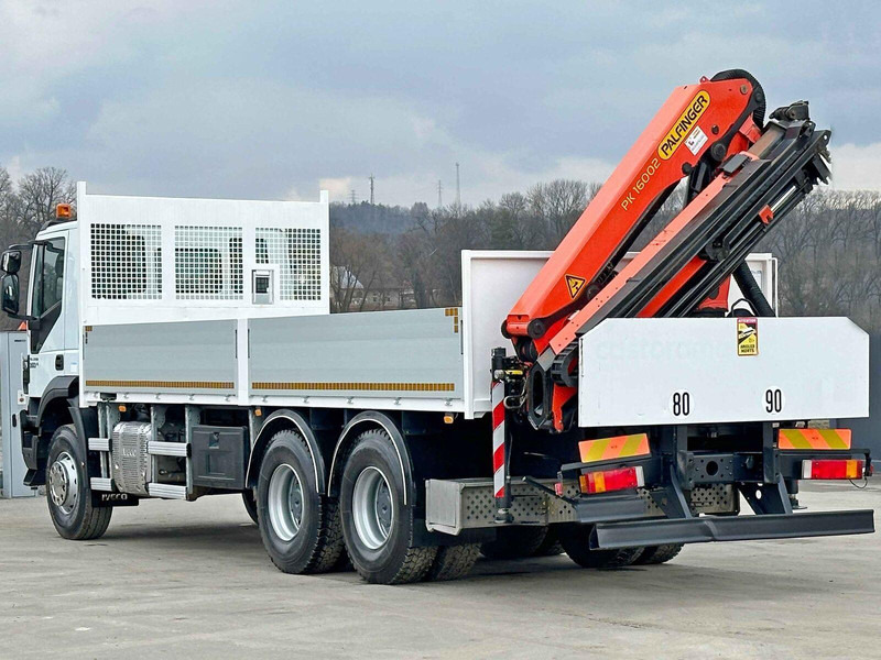 Dropside/ Flatbed truck, Crane truck Iveco TRAKKER 360 * PRITSCHE 6,80* PK 16002 B+FUNK*6x4: picture 6