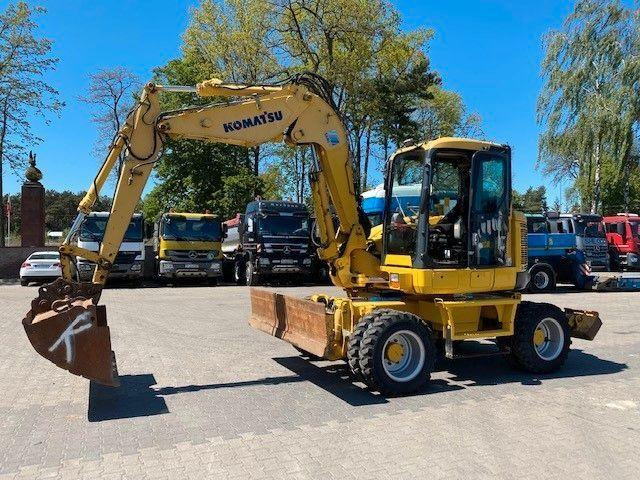 Komatsu PW 118 MR-8 - Wheel excavator: picture 1 Komatsu PW 118 MR-8 - Wheel excavator: picture 1