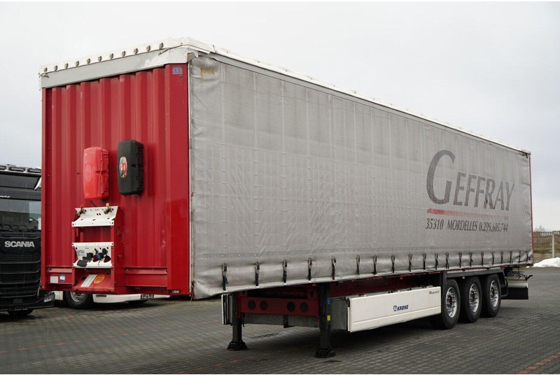 Krone FIRANKA / STANDARD / KOSZ NA PALETY / SAF / - Curtainsider semi-trailer: picture 1 Krone FIRANKA / STANDARD / KOSZ NA PALETY / SAF / - Curtainsider semi-trailer: picture 1