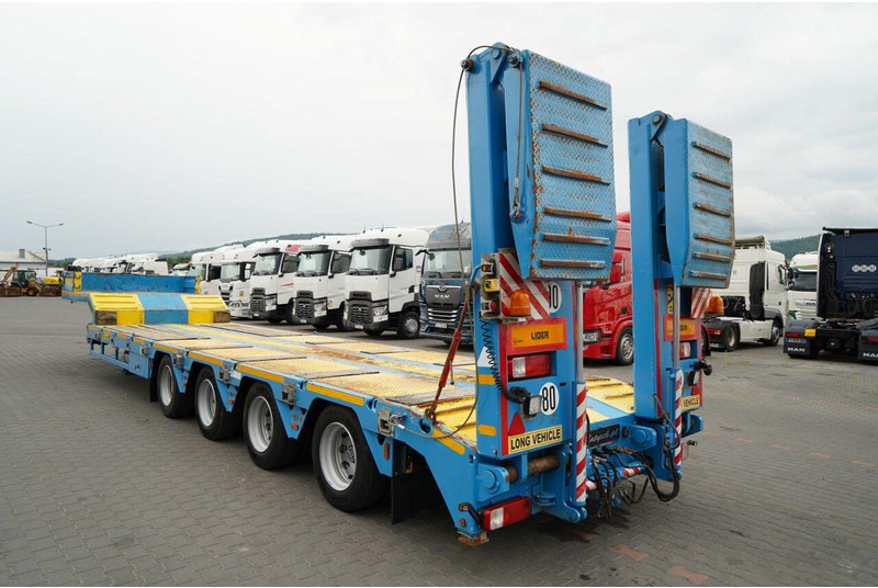 Lider LAWETA NISKOPODWOZIOWA / POSZERZANA / 4 OSIE / OSIE SKRETNE / D - Low loader semi-trailer: picture 4 Lider LAWETA NISKOPODWOZIOWA / POSZERZANA / 4 OSIE / OSIE SKRETNE / D - Low loader semi-trailer: picture 4
