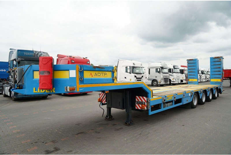Lider LAWETA NISKOPODWOZIOWA / POSZERZANA / 4 OSIE / OSIE SKRETNE / D - Low loader semi-trailer: picture 3 Lider LAWETA NISKOPODWOZIOWA / POSZERZANA / 4 OSIE / OSIE SKRETNE / D - Low loader semi-trailer: picture 3