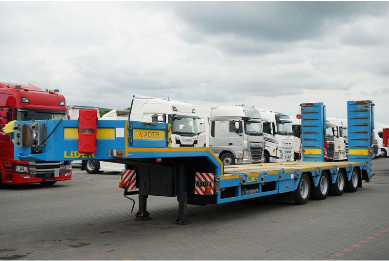 Lider LAWETA NISKOPODWOZIOWA / POSZERZANA / 4 OSIE / OSIE SKRETNE / D - Low loader semi-trailer: picture 2 Lider LAWETA NISKOPODWOZIOWA / POSZERZANA / 4 OSIE / OSIE SKRETNE / D - Low loader semi-trailer: picture 2