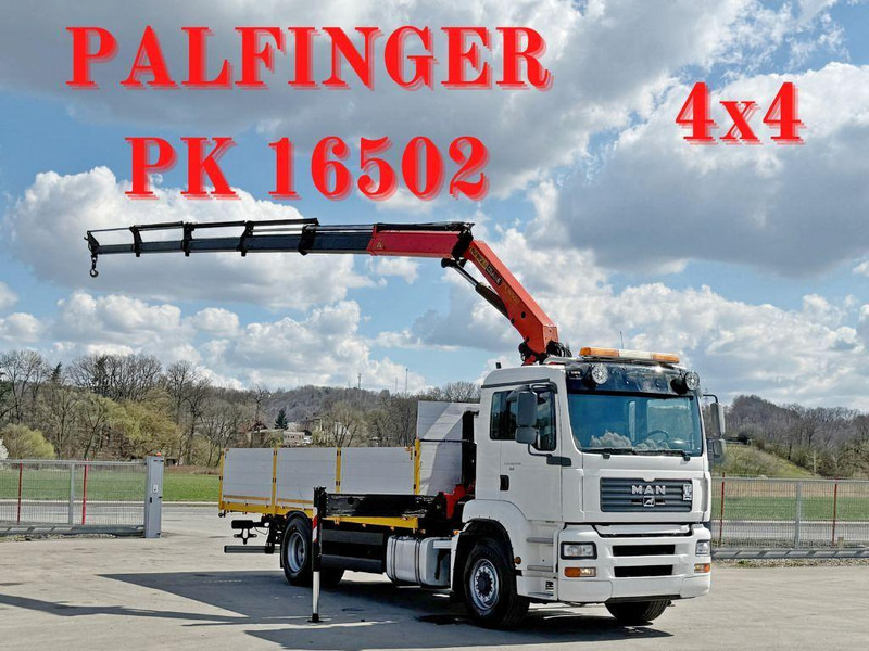MAN TGA 18.440* PK 16502 + FUNK * 4x4 * TOP - Dropside/ Flatbed truck, Crane truck: picture 1 MAN TGA 18.440* PK 16502 + FUNK * 4x4 * TOP - Dropside/ Flatbed truck, Crane truck: picture 1