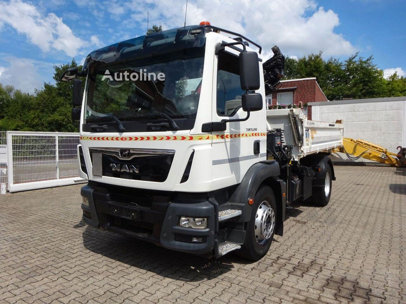 MAN TGM 15.290 - 3 way tipper+crane - Tipper, Crane truck: picture 1 MAN TGM 15.290 - 3 way tipper+crane - Tipper, Crane truck: picture 1