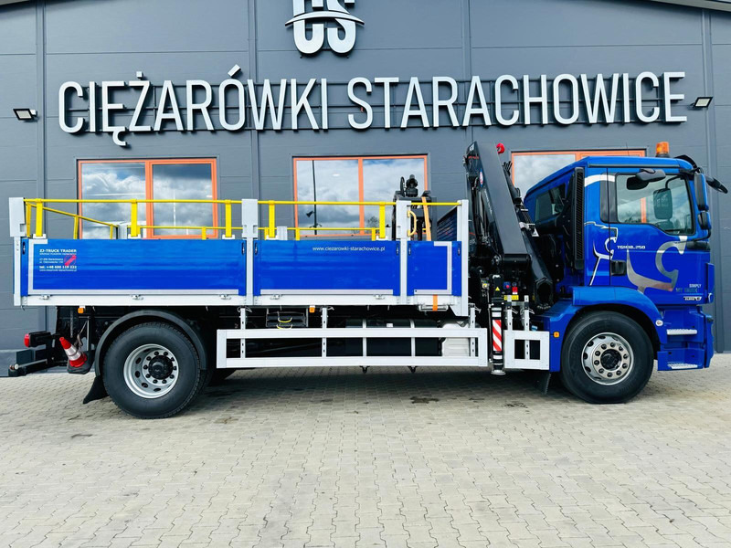 Dropside/ Flatbed truck, Crane truck MAN TGM TGL TGS 18.250: picture 8