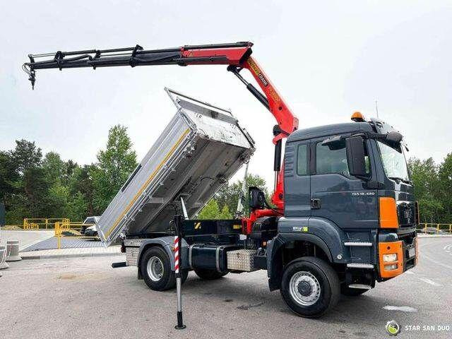 MAN TGS 18.480 PALFINGER PK 16502 HDS Crane,Kipper - Tipper, Crane truck: picture 3 MAN TGS 18.480 PALFINGER PK 16502 HDS Crane,Kipper - Tipper, Crane truck: picture 3