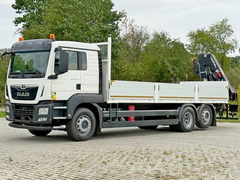 MAN TGS 26.460 * HIAB X - HIDUO 188 B-3 + FUNK* TOP - Dropside/ Flatbed truck, Crane truck: picture 3 MAN TGS 26.460 * HIAB X - HIDUO 188 B-3 + FUNK* TOP - Dropside/ Flatbed truck, Crane truck: picture 3
