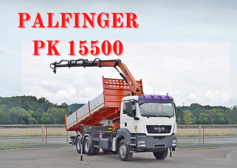MAN TGS 33.360*KIPPER 6,40m *PK 15500 * 6x4 - Tipper, Crane truck: picture 1 MAN TGS 33.360*KIPPER 6,40m *PK 15500 * 6x4 - Tipper, Crane truck: picture 1