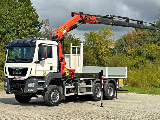 MAN TGS 33.480*KIPPER 5,05m * PK 33002-EH C+FUNK/6x6* 6x6 - Dropside/ Flatbed truck, Crane truck: picture 2 MAN TGS 33.480*KIPPER 5,05m * PK 33002-EH C+FUNK/6x6* 6x6 - Dropside/ Flatbed truck, Crane truck: picture 2