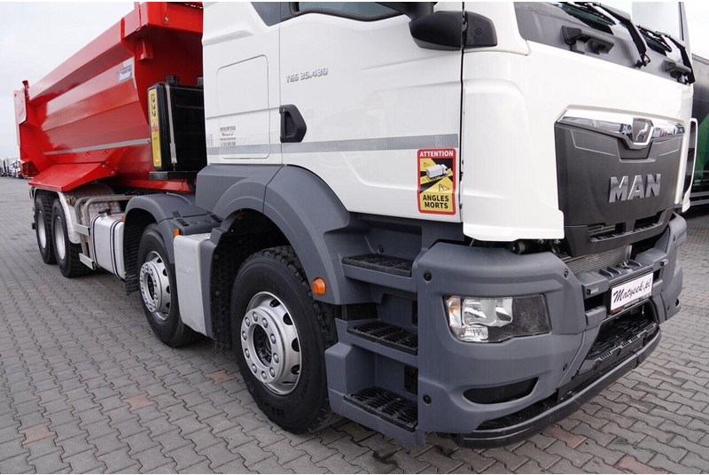 Tipper MAN TGS 35.430 / 8X4 / WYWROTKA TYLNOZSYPOWA / HYDROKLAPA / OPONY 10: picture 9
