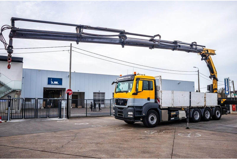 MAN TGS 35.440 8x4 Crane Palfinger PK 42002-SH - Dropside/ Flatbed truck, Crane truck: picture 2 MAN TGS 35.440 8x4 Crane Palfinger PK 42002-SH - Dropside/ Flatbed truck, Crane truck: picture 2