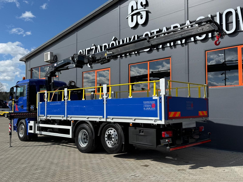 MAN TGS TGX 26.360 / E6 / 143tys km !!! skrzynia + żuraw HMF / manua - Dropside/ Flatbed truck, Crane truck: picture 3 MAN TGS TGX 26.360 / E6 / 143tys km !!! skrzynia + żuraw HMF / manua - Dropside/ Flatbed truck, Crane truck: picture 3