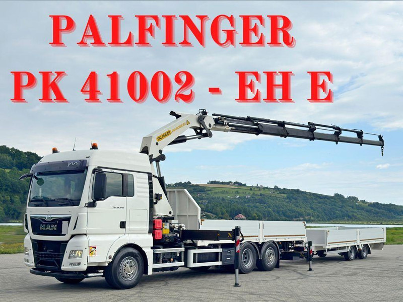 MAN TGX 26.440 * PK 41002-EH E + FUNK + Anhänger*TOP - Dropside/ Flatbed truck: picture 1 MAN TGX 26.440 * PK 41002-EH E + FUNK + Anhänger*TOP - Dropside/ Flatbed truck: picture 1