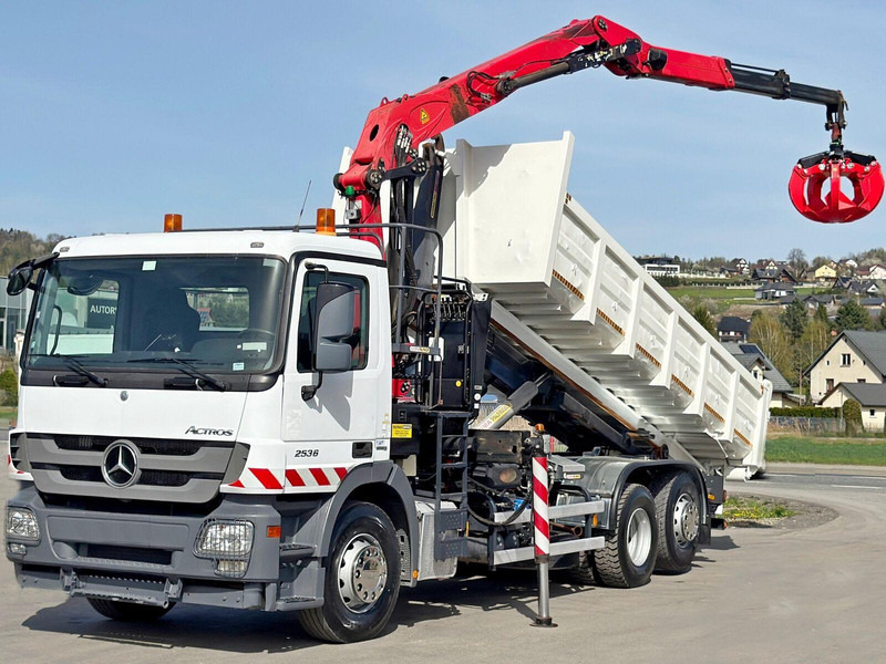 Mercedes-Benz ACTROS 2536 - Hook lift truck, Crane truck: picture 4 Mercedes-Benz ACTROS 2536 - Hook lift truck, Crane truck: picture 4