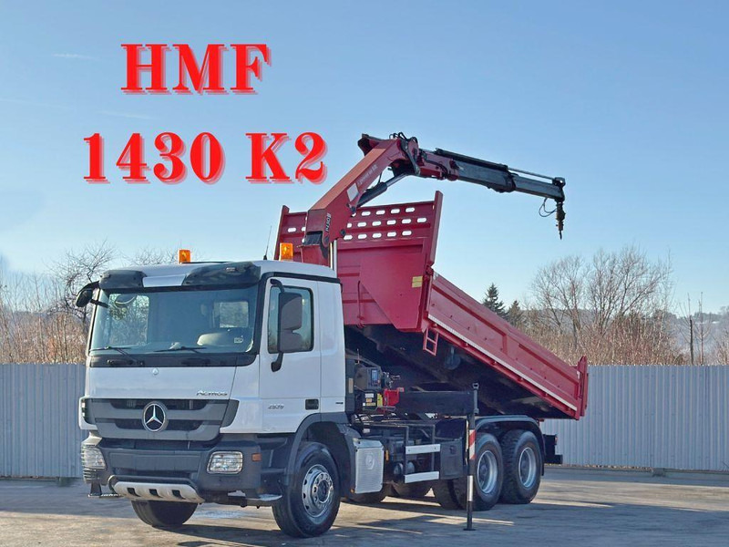 Mercedes-Benz ACTROS 2636* KIPPER 5,25 + BORDMATIC / 6x4 - Tipper, Crane truck: picture 1 Mercedes-Benz ACTROS 2636* KIPPER 5,25 + BORDMATIC / 6x4 - Tipper, Crane truck: picture 1