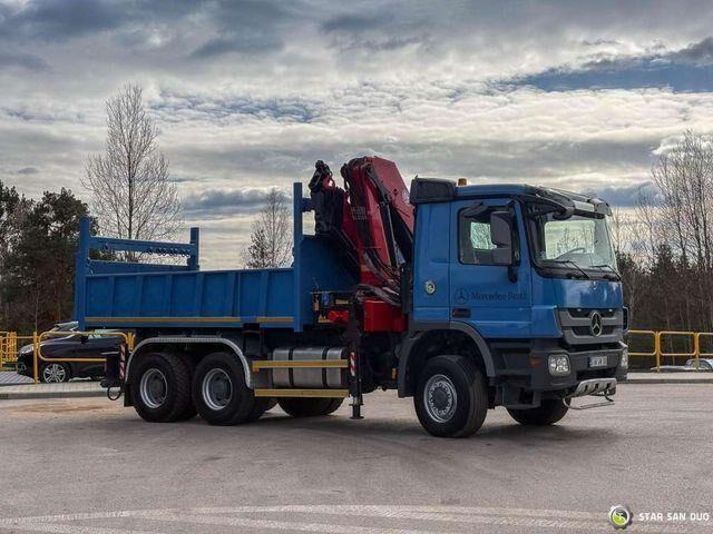 Mercedes-Benz ACTROS 3341 6x6 HMF 4220 K4 CRANE KIPPER - Tipper, Crane truck: picture 4 Mercedes-Benz ACTROS 3341 6x6 HMF 4220 K4 CRANE KIPPER - Tipper, Crane truck: picture 4