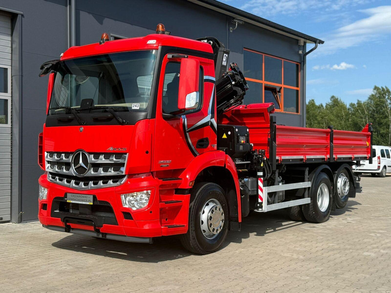 Mercedes-Benz AROCS 2532 // E6 // wywrotka 3-Stronna + HIAB HIDUO 158 B-2 // 6 - Tipper, Crane truck: picture 4 Mercedes-Benz AROCS 2532 // E6 // wywrotka 3-Stronna + HIAB HIDUO 158 B-2 // 6 - Tipper, Crane truck: picture 4